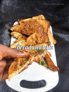 A picture of Bread omelette.