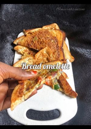 A picture of Bread omelette.