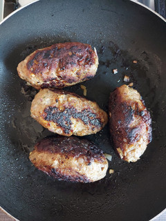 Una foto de "Salchichas" de carne molida