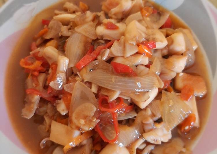 Resep Tumis Cumi Pedas Lezat