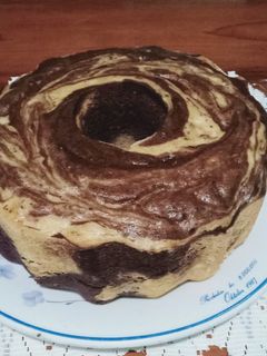 Foto resep Bolu Marmer Pisang Coklat Keju