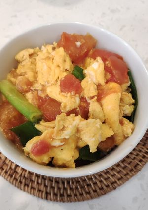 Foto resep Chinese Tomato Egg Stir Fry