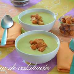 Foto principal de Crema fría de calabacín (con Thermomix)