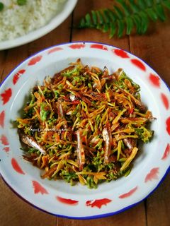 Foto resep Tumis Bunga Pepaya Teri