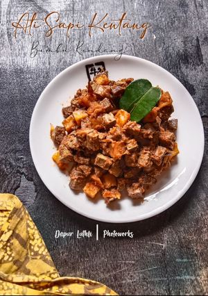 Foto resep Ati Sapi Kentang Bumbu Rendang