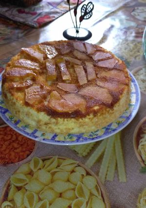 Una foto de Torta de manzana