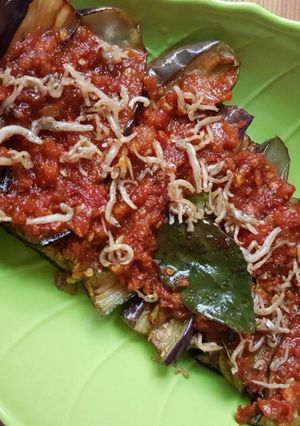 Foto resep Terong Balado tabur teri medan