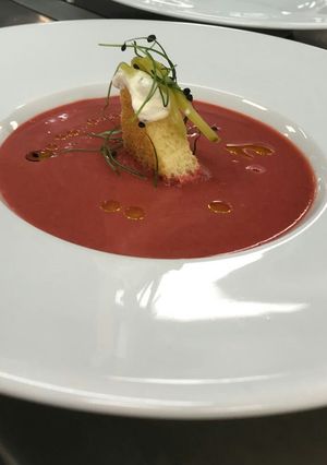 Una foto de Crema rusa borch