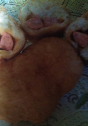 Kolbászos tekercs recept fotója