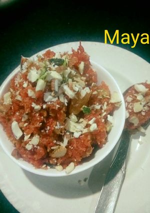 A picture of Gajar ka halwa.