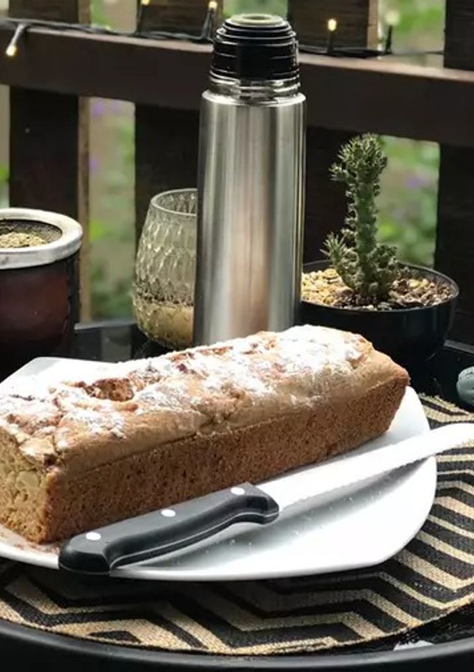 Una foto de Budín integral de manzana sin azúcar