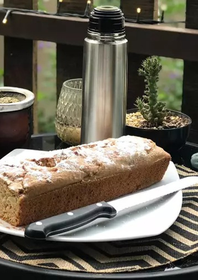 Una foto de Budín integral de manzana sin azúcar