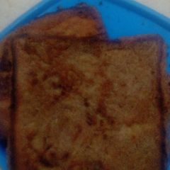 A picture of Savory 'French Toast' with Bean Paste.