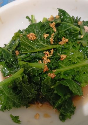 Foto resep Curly kale saus tiram