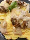 Crespelle ai funghi porcini e provola