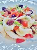 Calamari con olive taggiasche e piccadilly