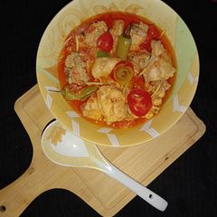 A picture of Chicken karahi.