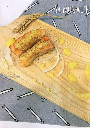 Hình của món Cá Hồi Sốt Khoai Tây Cho Bé.