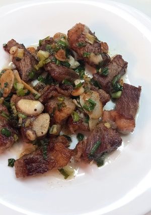 蒜香骰子牛 的食譜成品照片