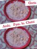 Ambi pyaz ki chatni