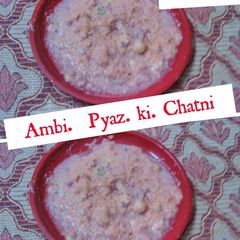 A picture of Ambi pyaz ki chatni.