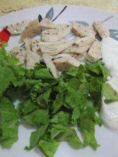 Una foto de Cóctel de pollo al microondas