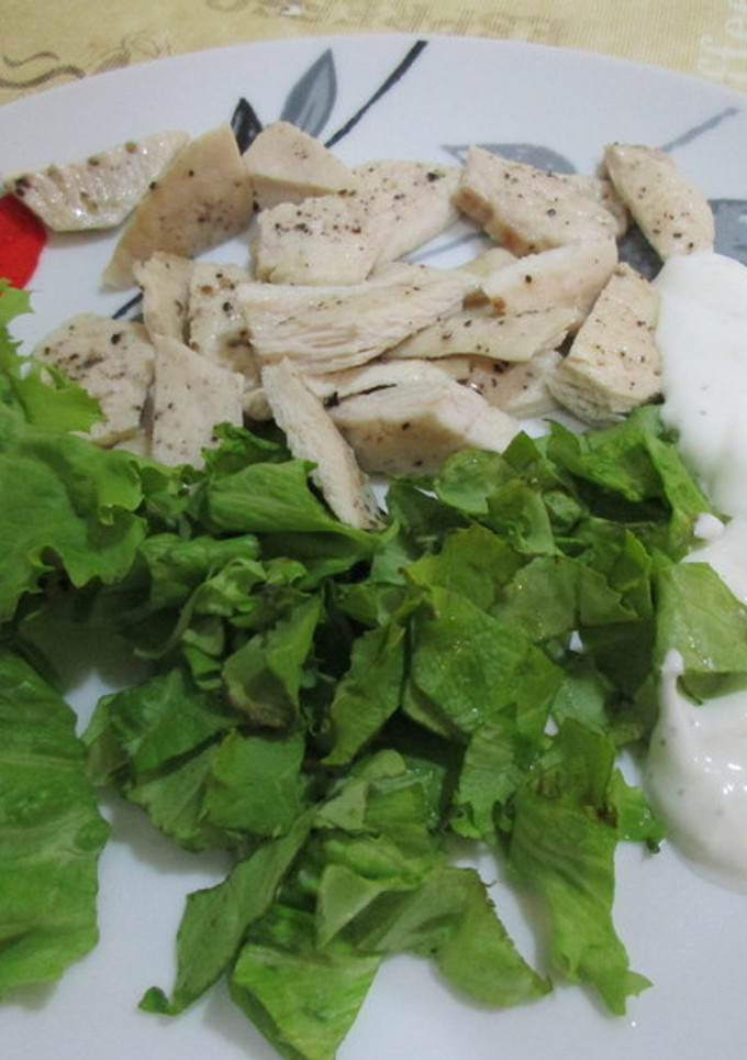 Una foto de Cóctel de pollo al microondas