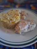 Quinoa con Cuscús acompañado con filetillos de pollo 🍗
