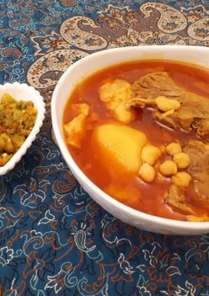 عکسی از دستور آبگوشت #سرآشپز _ طلایی