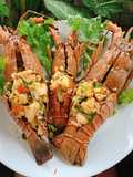 กุ้งมังกรผัดพริกเกลือ