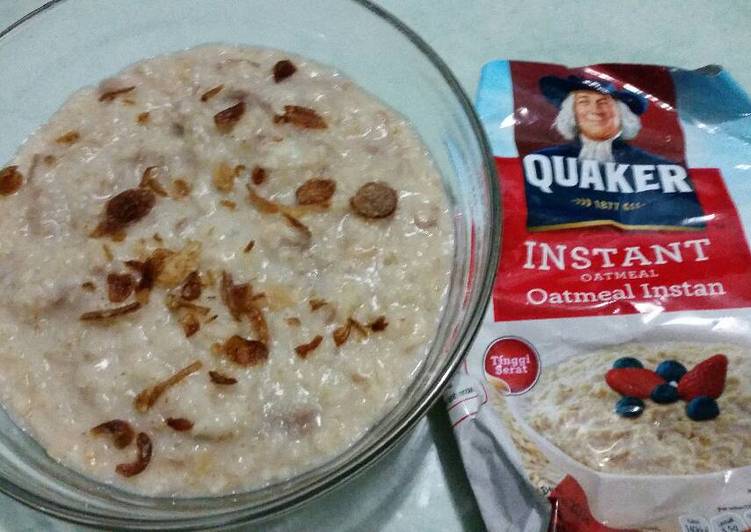 Quaker oatmeal kambing (harisah)