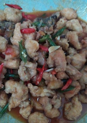 Foto resep Ayam pedes asam manis