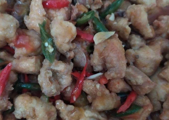 Ayam pedes asam manis