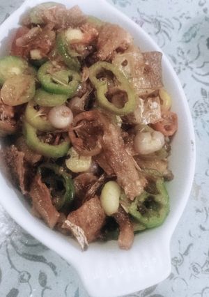 Foto resep Oseng ikan asin cabe gendot
