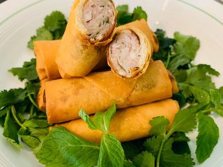 Chả giò nhân khoai môn
