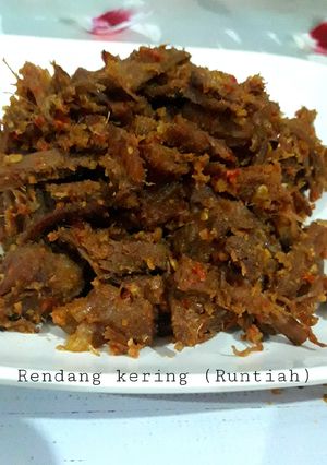 Foto resep Rendang kering (Runtiah)