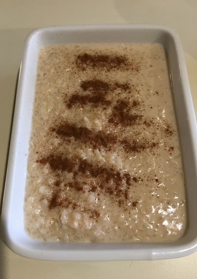 Una foto de Arroz con leche-jengibre-canela
