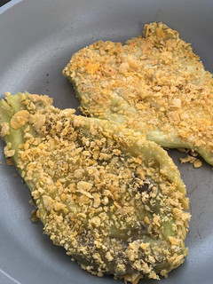 Una foto de Escalopa o milanesa de berenjena