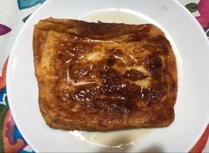 Foto principal de Torrijas sin aceite y sin azúcar (hechas en el horno) Dulce de Semana Santa