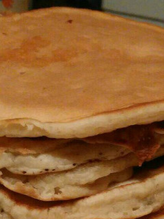 Una foto de Pancakes de banana con dulce de leche