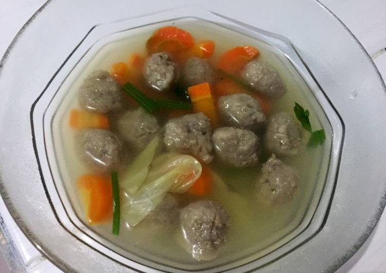 Sop Bakso Simple