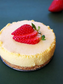 Una foto de Mini tarta en frío de chocolate blanco