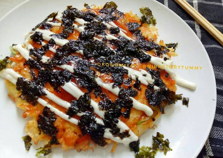 Cara Gampang Membuat Okonomiyaki kansai yang Enak Banget