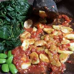 รูปของ Sambel terong mentah