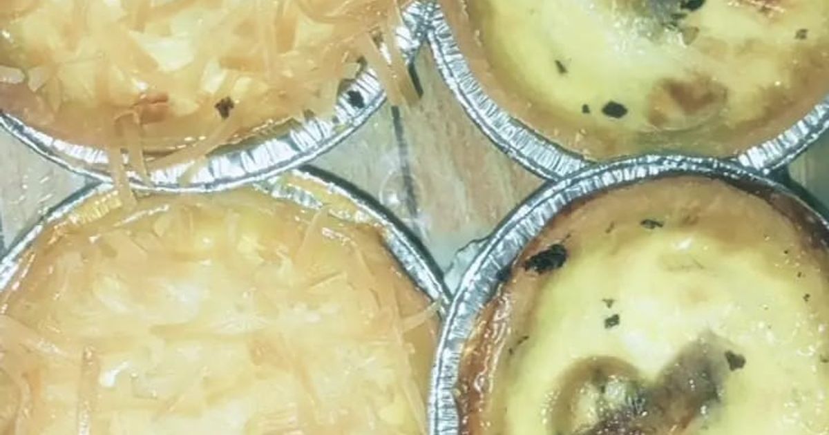 Klapertart cheese and mushrooms