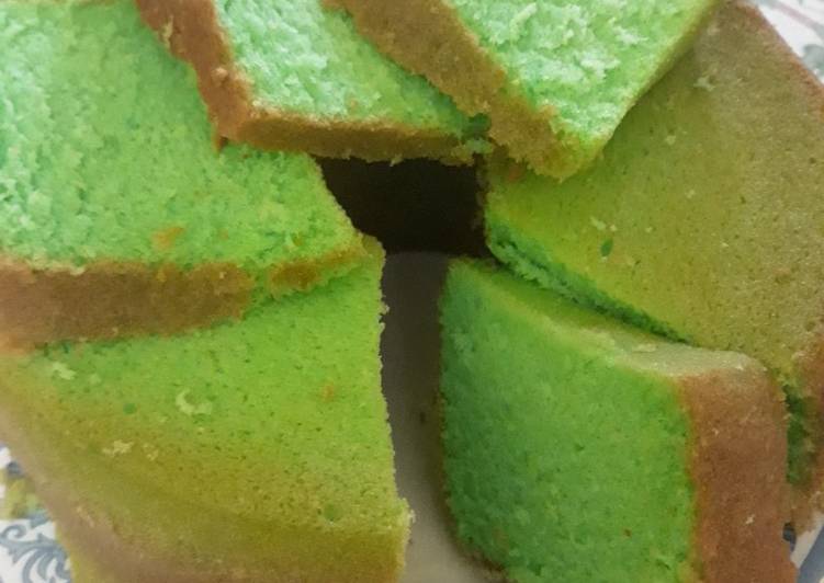 Bolu pandan putih telur