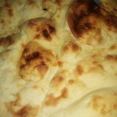 A picture of Naan recipe without oven without tandor.