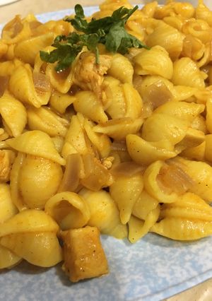 صورة لوصفة مكرونة بالدجاج