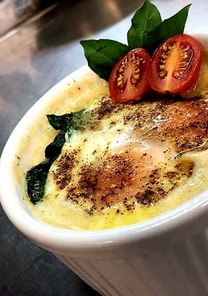 Una foto de Huevos al horno