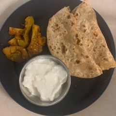 A picture of Healthy Paneer Paratha.